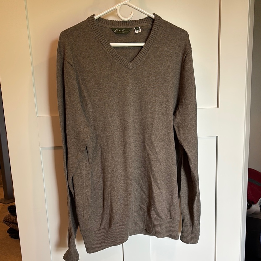 Eddie Bauer sweater • cashmere and cotton blend